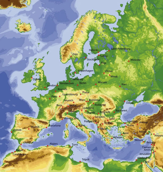 Map of Europe
