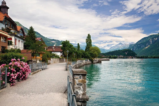 The lake in Switzerland