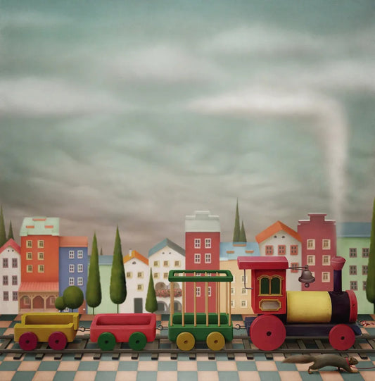 Steam locomotive toy