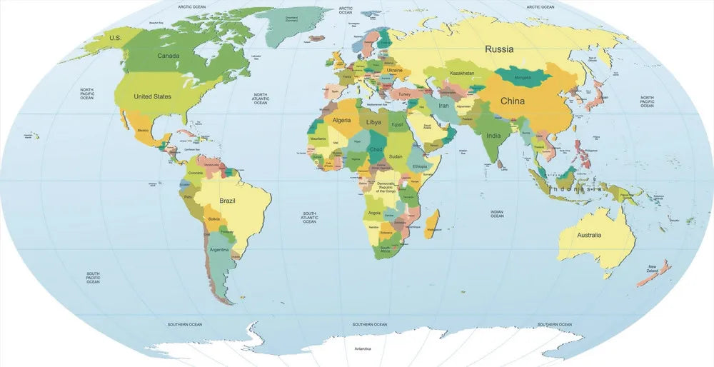 Map of the world