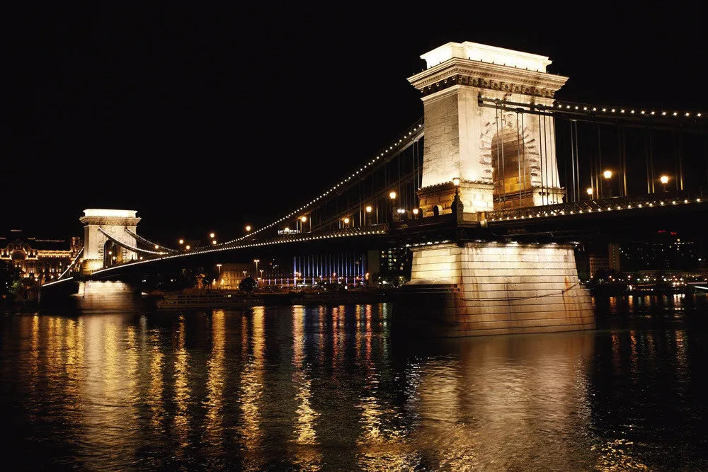 Chain bridge in Budapest, Hungary